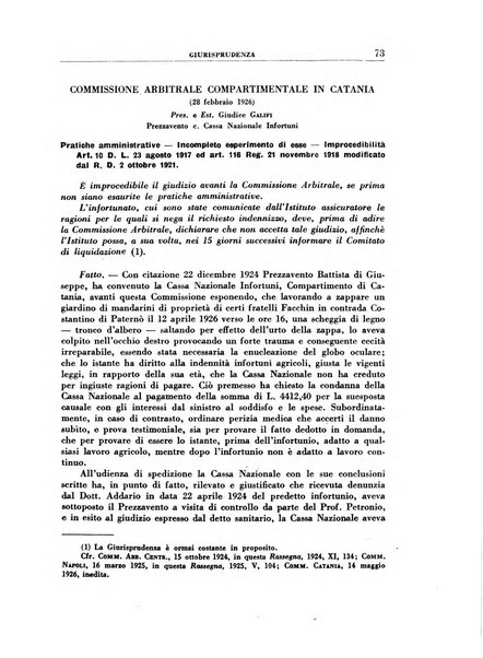 Rassegna della previdenza sociale assicurazioni e legislazione sociale, infortuni e igiene del lavoro