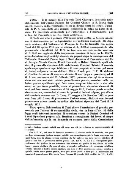 Rassegna della previdenza sociale assicurazioni e legislazione sociale, infortuni e igiene del lavoro