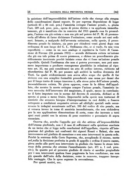 Rassegna della previdenza sociale assicurazioni e legislazione sociale, infortuni e igiene del lavoro