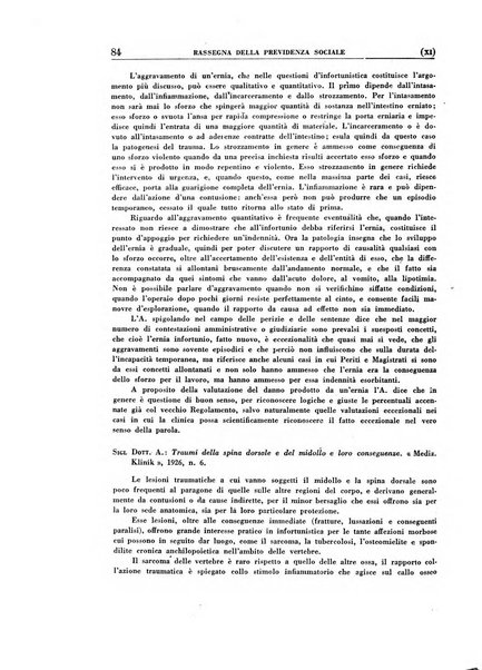 Rassegna della previdenza sociale assicurazioni e legislazione sociale, infortuni e igiene del lavoro