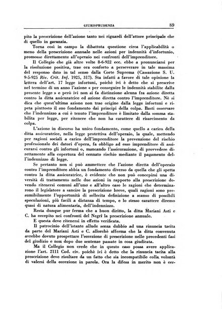 Rassegna della previdenza sociale assicurazioni e legislazione sociale, infortuni e igiene del lavoro