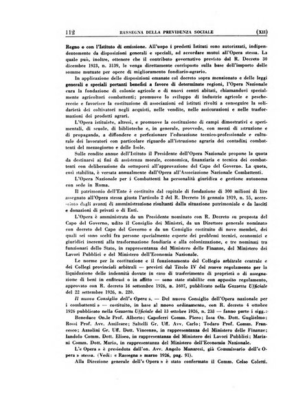 Rassegna della previdenza sociale assicurazioni e legislazione sociale, infortuni e igiene del lavoro