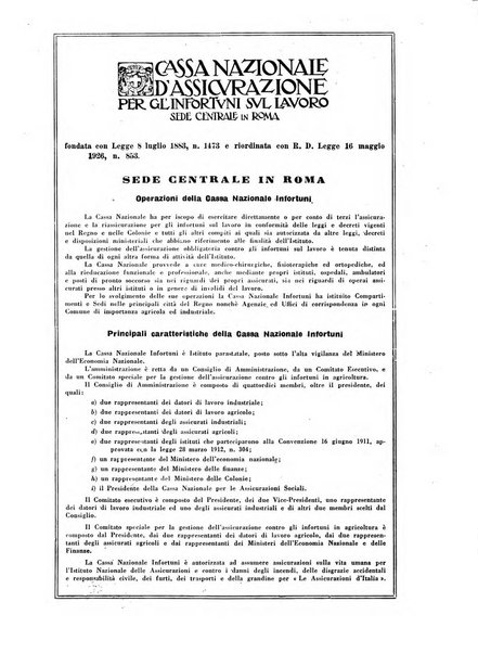 Rassegna della previdenza sociale assicurazioni e legislazione sociale, infortuni e igiene del lavoro