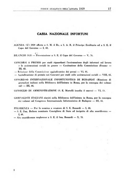 Rassegna della previdenza sociale assicurazioni e legislazione sociale, infortuni e igiene del lavoro