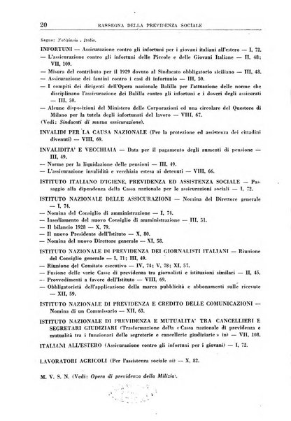 Rassegna della previdenza sociale assicurazioni e legislazione sociale, infortuni e igiene del lavoro