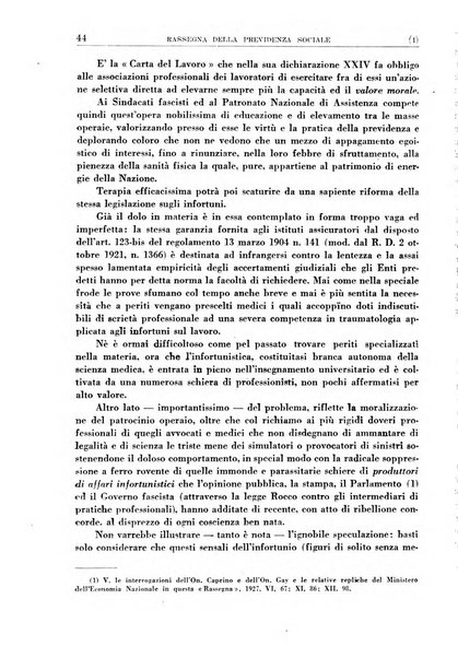 Rassegna della previdenza sociale assicurazioni e legislazione sociale, infortuni e igiene del lavoro