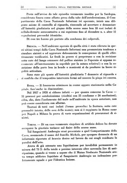 Rassegna della previdenza sociale assicurazioni e legislazione sociale, infortuni e igiene del lavoro