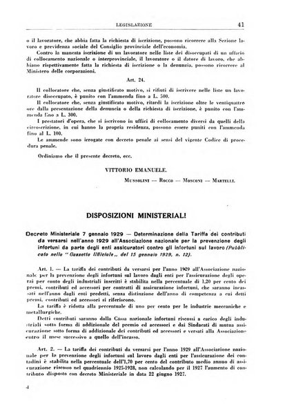 Rassegna della previdenza sociale assicurazioni e legislazione sociale, infortuni e igiene del lavoro