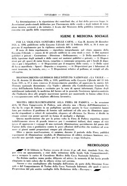 Rassegna della previdenza sociale assicurazioni e legislazione sociale, infortuni e igiene del lavoro