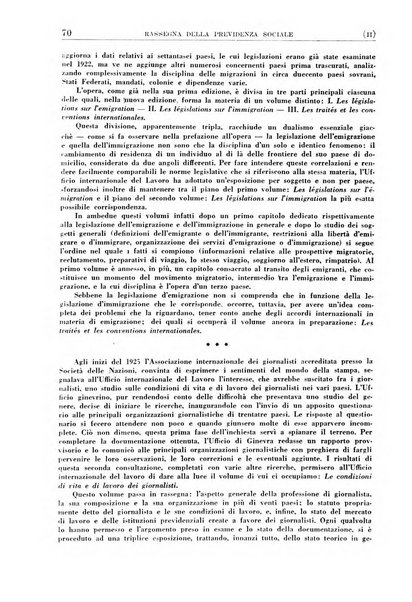 Rassegna della previdenza sociale assicurazioni e legislazione sociale, infortuni e igiene del lavoro