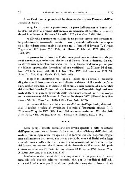 Rassegna della previdenza sociale assicurazioni e legislazione sociale, infortuni e igiene del lavoro