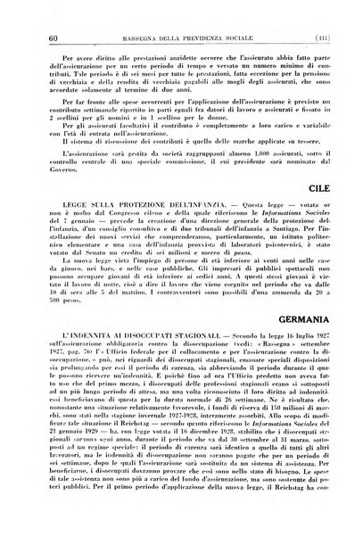 Rassegna della previdenza sociale assicurazioni e legislazione sociale, infortuni e igiene del lavoro