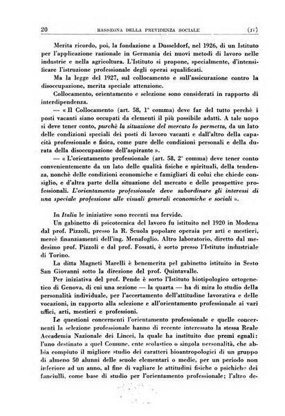 Rassegna della previdenza sociale assicurazioni e legislazione sociale, infortuni e igiene del lavoro