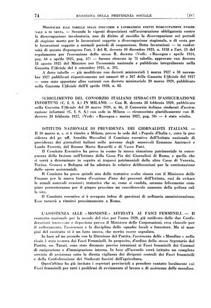 Rassegna della previdenza sociale assicurazioni e legislazione sociale, infortuni e igiene del lavoro