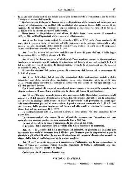 Rassegna della previdenza sociale assicurazioni e legislazione sociale, infortuni e igiene del lavoro