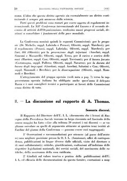 Rassegna della previdenza sociale assicurazioni e legislazione sociale, infortuni e igiene del lavoro