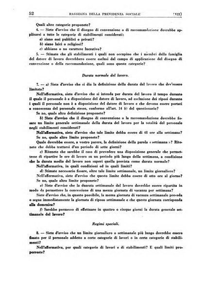 Rassegna della previdenza sociale assicurazioni e legislazione sociale, infortuni e igiene del lavoro