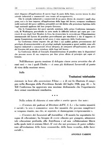 Rassegna della previdenza sociale assicurazioni e legislazione sociale, infortuni e igiene del lavoro