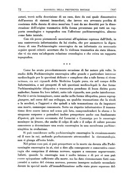 Rassegna della previdenza sociale assicurazioni e legislazione sociale, infortuni e igiene del lavoro