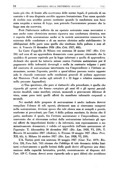 Rassegna della previdenza sociale assicurazioni e legislazione sociale, infortuni e igiene del lavoro