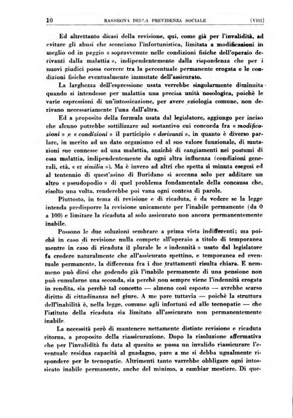 Rassegna della previdenza sociale assicurazioni e legislazione sociale, infortuni e igiene del lavoro