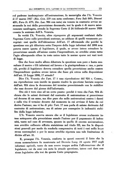 Rassegna della previdenza sociale assicurazioni e legislazione sociale, infortuni e igiene del lavoro