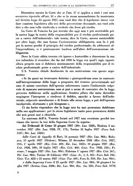 Rassegna della previdenza sociale assicurazioni e legislazione sociale, infortuni e igiene del lavoro