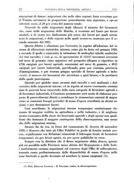 Rassegna della previdenza sociale assicurazioni e legislazione sociale, infortuni e igiene del lavoro