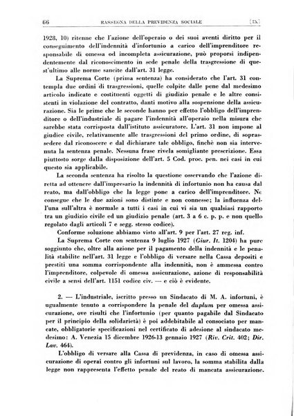 Rassegna della previdenza sociale assicurazioni e legislazione sociale, infortuni e igiene del lavoro