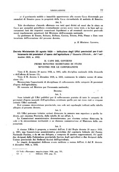 Rassegna della previdenza sociale assicurazioni e legislazione sociale, infortuni e igiene del lavoro