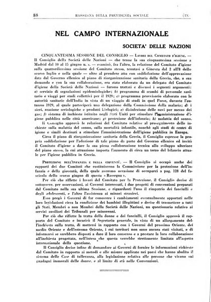 Rassegna della previdenza sociale assicurazioni e legislazione sociale, infortuni e igiene del lavoro