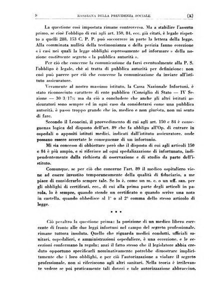 Rassegna della previdenza sociale assicurazioni e legislazione sociale, infortuni e igiene del lavoro