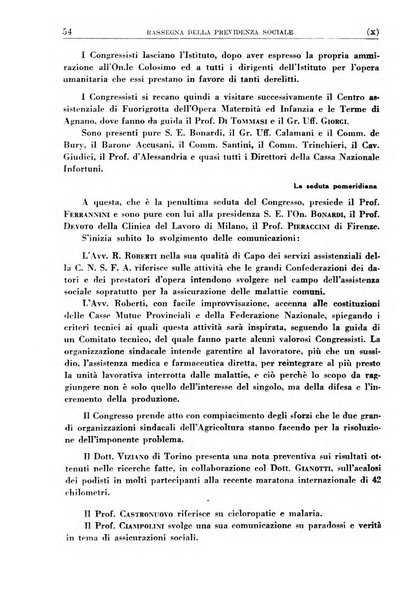 Rassegna della previdenza sociale assicurazioni e legislazione sociale, infortuni e igiene del lavoro