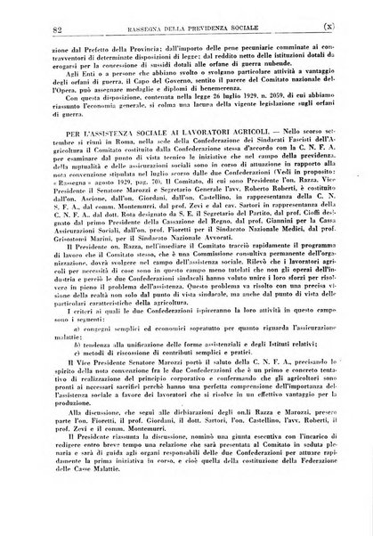 Rassegna della previdenza sociale assicurazioni e legislazione sociale, infortuni e igiene del lavoro