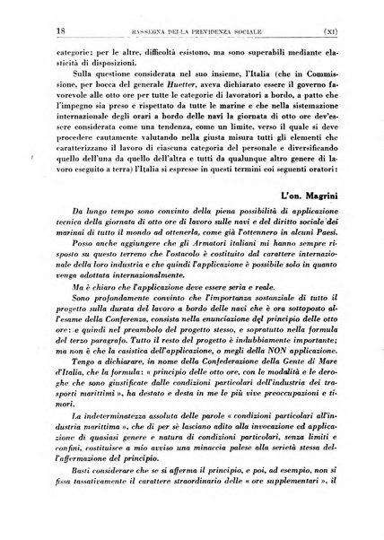 Rassegna della previdenza sociale assicurazioni e legislazione sociale, infortuni e igiene del lavoro