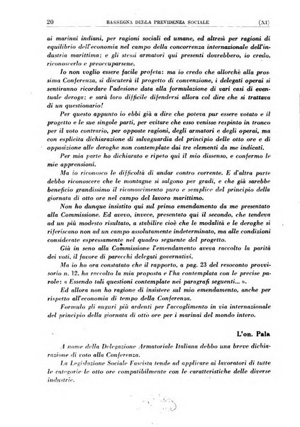 Rassegna della previdenza sociale assicurazioni e legislazione sociale, infortuni e igiene del lavoro