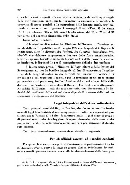 Rassegna della previdenza sociale assicurazioni e legislazione sociale, infortuni e igiene del lavoro