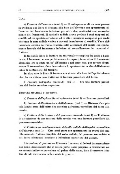 Rassegna della previdenza sociale assicurazioni e legislazione sociale, infortuni e igiene del lavoro