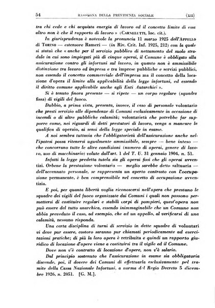 Rassegna della previdenza sociale assicurazioni e legislazione sociale, infortuni e igiene del lavoro