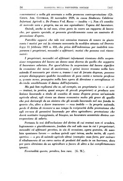 Rassegna della previdenza sociale assicurazioni e legislazione sociale, infortuni e igiene del lavoro