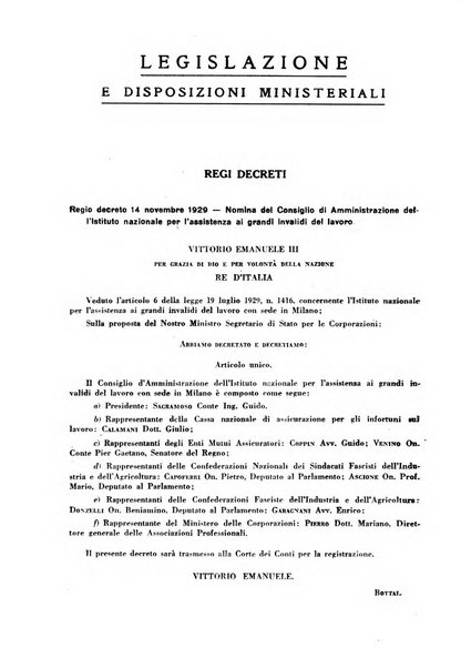 Rassegna della previdenza sociale assicurazioni e legislazione sociale, infortuni e igiene del lavoro