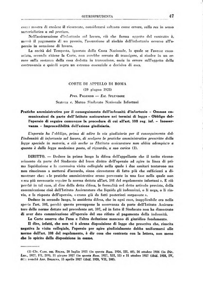 Rassegna della previdenza sociale assicurazioni e legislazione sociale, infortuni e igiene del lavoro