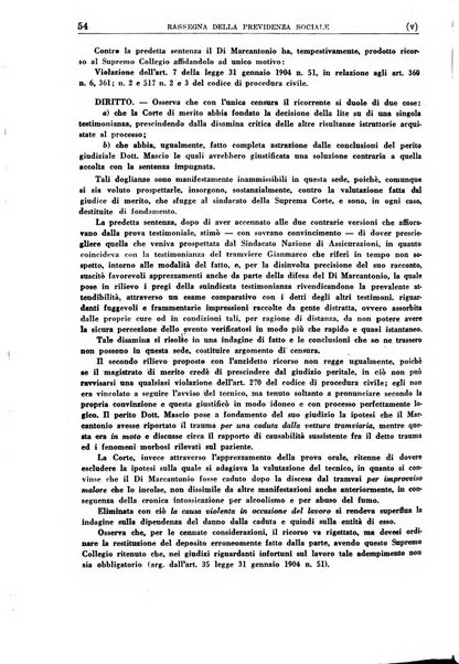 Rassegna della previdenza sociale assicurazioni e legislazione sociale, infortuni e igiene del lavoro