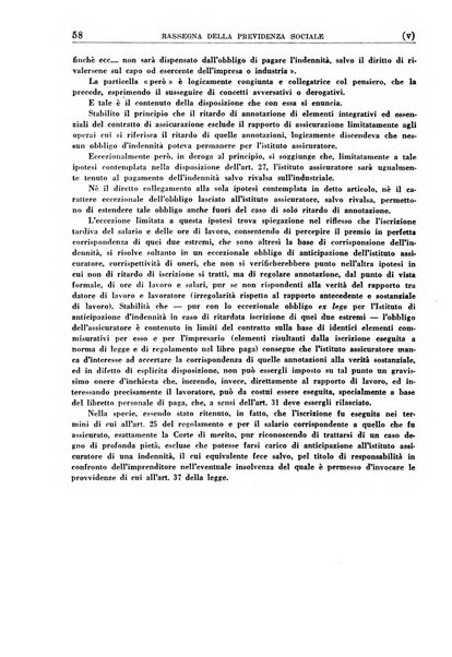 Rassegna della previdenza sociale assicurazioni e legislazione sociale, infortuni e igiene del lavoro