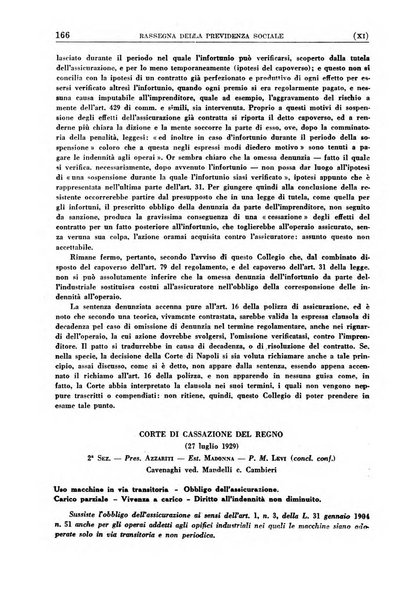 Rassegna della previdenza sociale assicurazioni e legislazione sociale, infortuni e igiene del lavoro