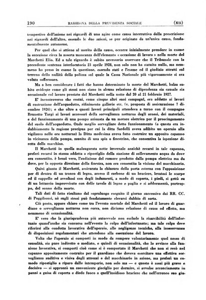 Rassegna della previdenza sociale assicurazioni e legislazione sociale, infortuni e igiene del lavoro