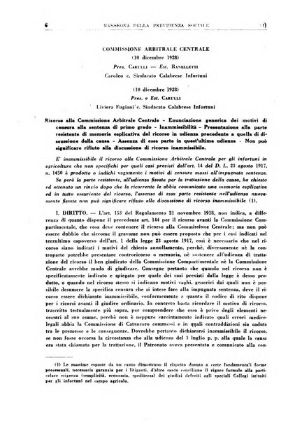 Rassegna della previdenza sociale assicurazioni e legislazione sociale, infortuni e igiene del lavoro