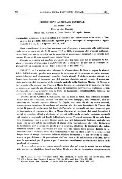 Rassegna della previdenza sociale assicurazioni e legislazione sociale, infortuni e igiene del lavoro