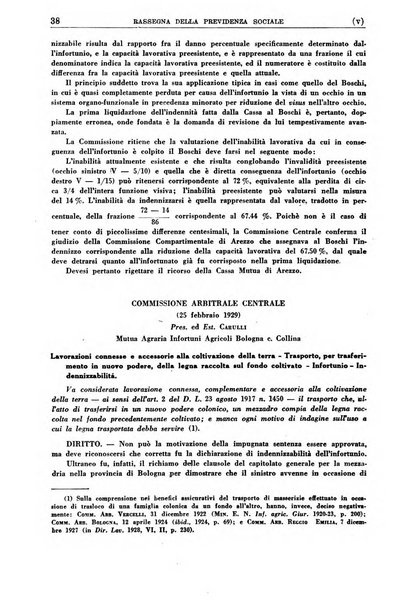 Rassegna della previdenza sociale assicurazioni e legislazione sociale, infortuni e igiene del lavoro