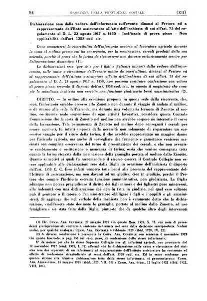 Rassegna della previdenza sociale assicurazioni e legislazione sociale, infortuni e igiene del lavoro